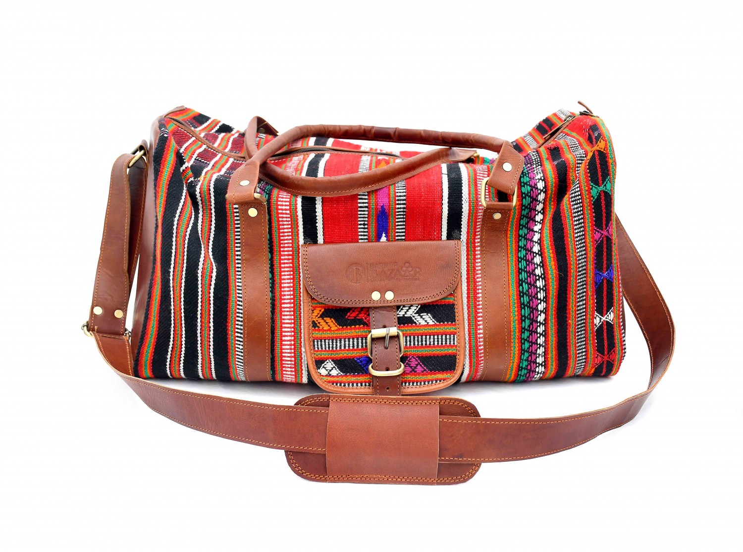 Leather Pattu Stylish & Spacious Weekender Duffle Bag for Travel