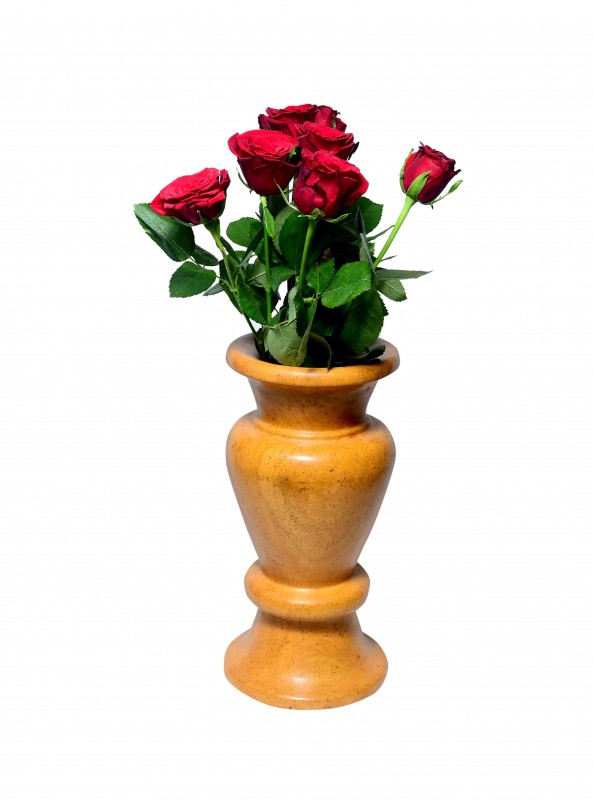 Stone Flower Pot (Jaisalmer Stone) 12 Inch